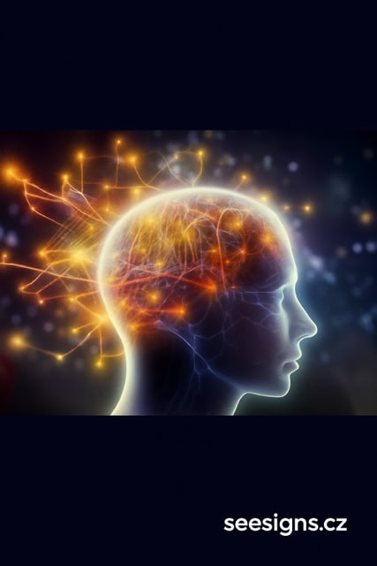 Hlava a propojené myšlenky